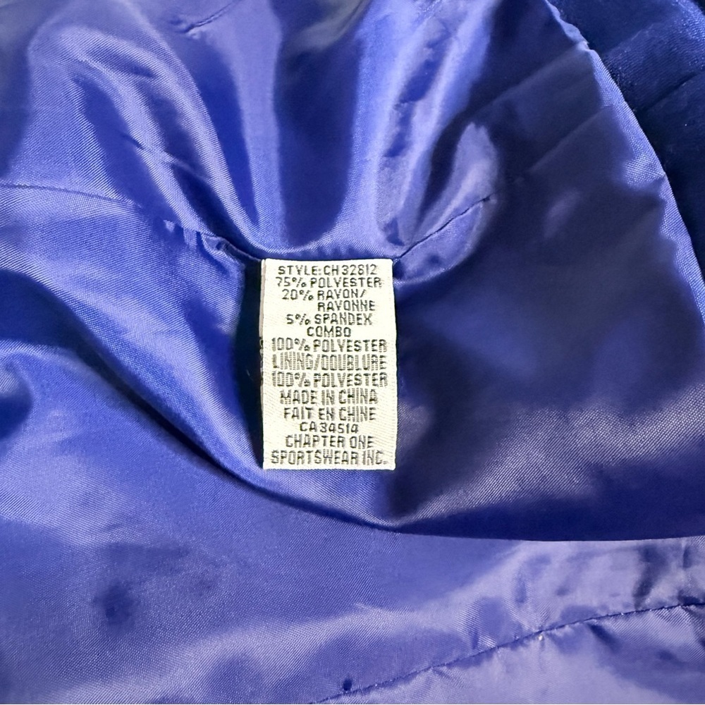 Jules & Leopold Vibrant Blue Women's Blazer - Picture 6 of 6